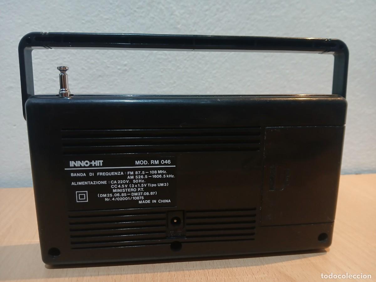 Radios antiguas: Radio transistor Inho-Hit Rm 046 - Foto 3