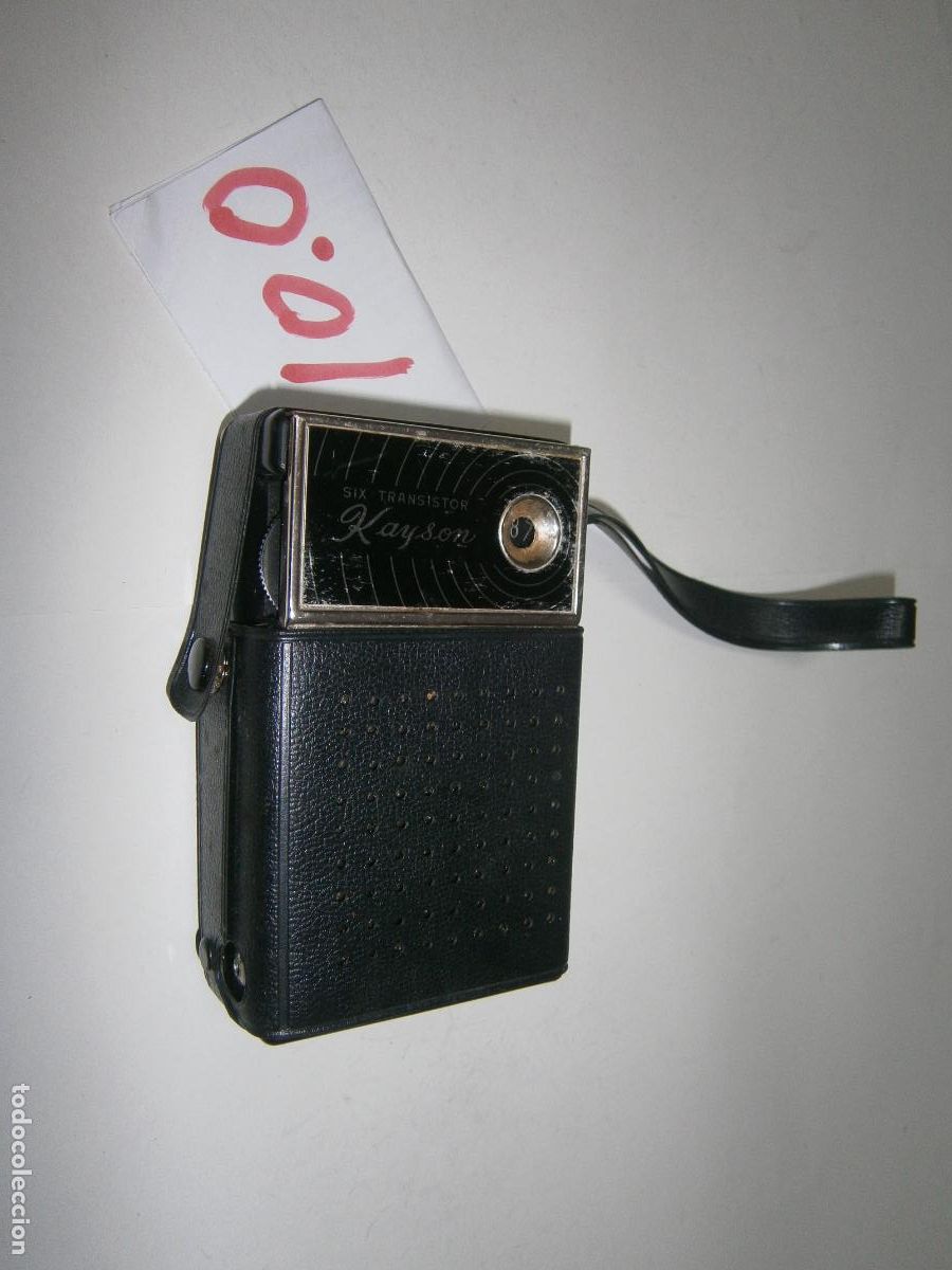 Radios antiguas: ANTIGUA RADIO TRANSISTOR KAYSON - Foto 1