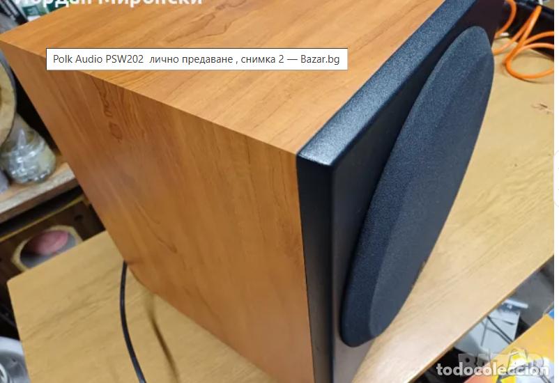 Radios antiguas: Subwoofer Polk Audio - Foto 2