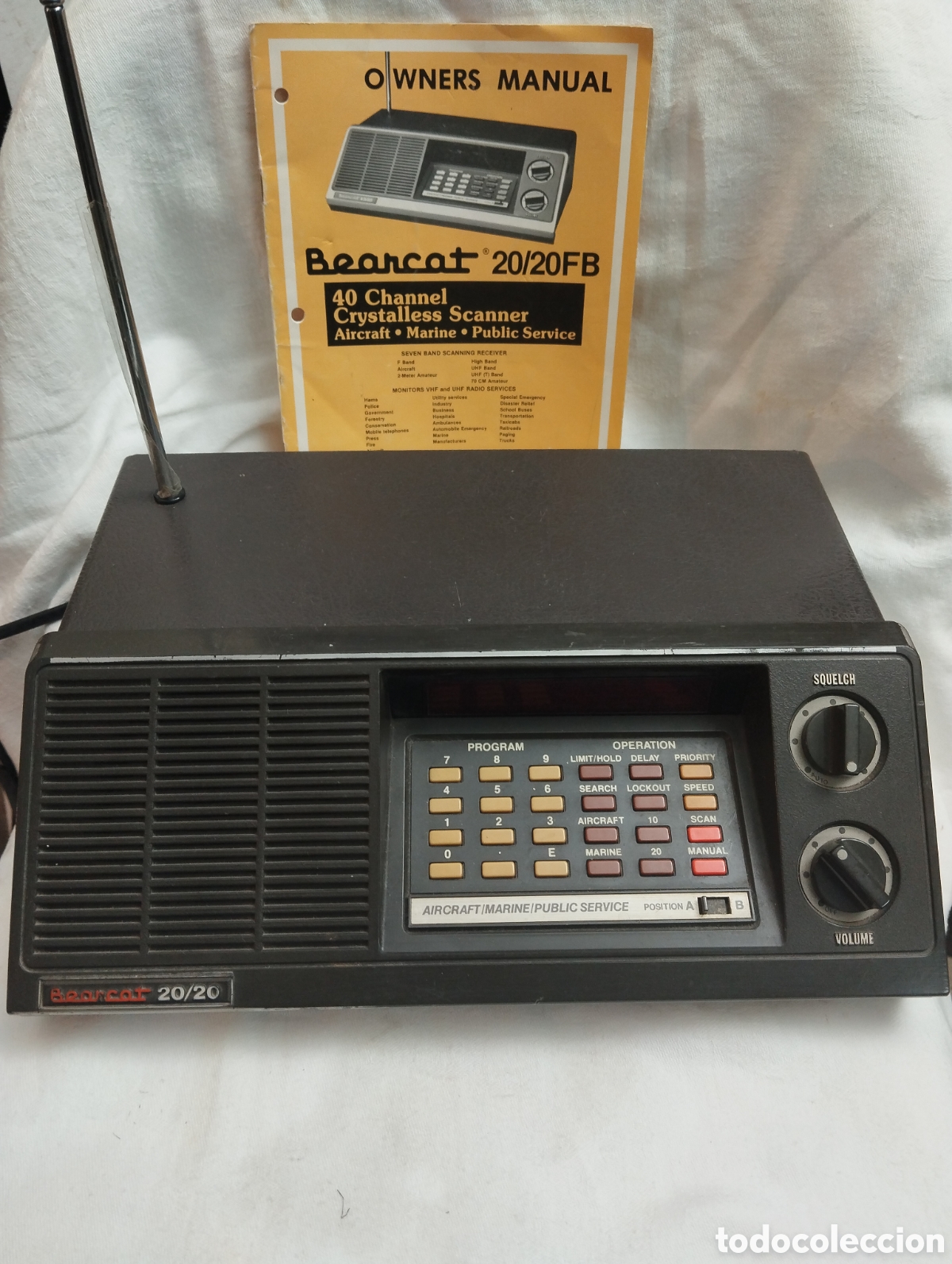 Radios antiguas: RECEPTOR ESCANER DE RADIO BEARCAP - Foto 1