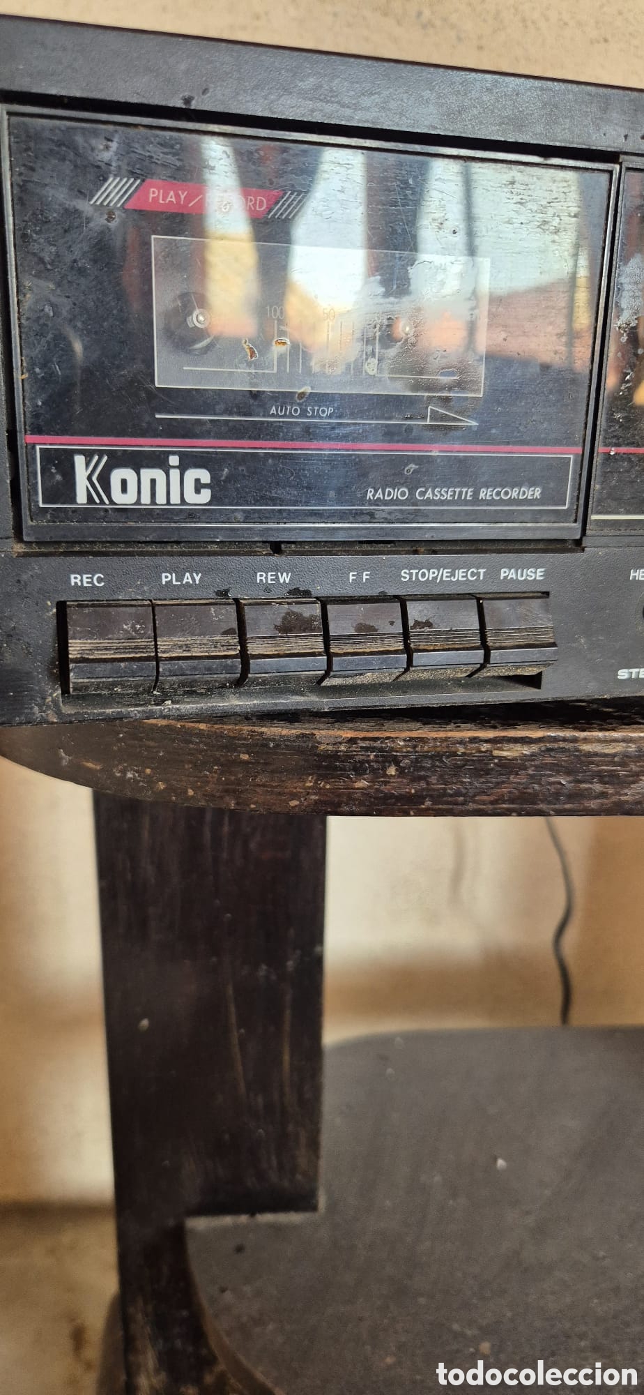 Radios antiguas: RADIO CASSETE RECORDER KONIC CON MUEBLE - Foto 1