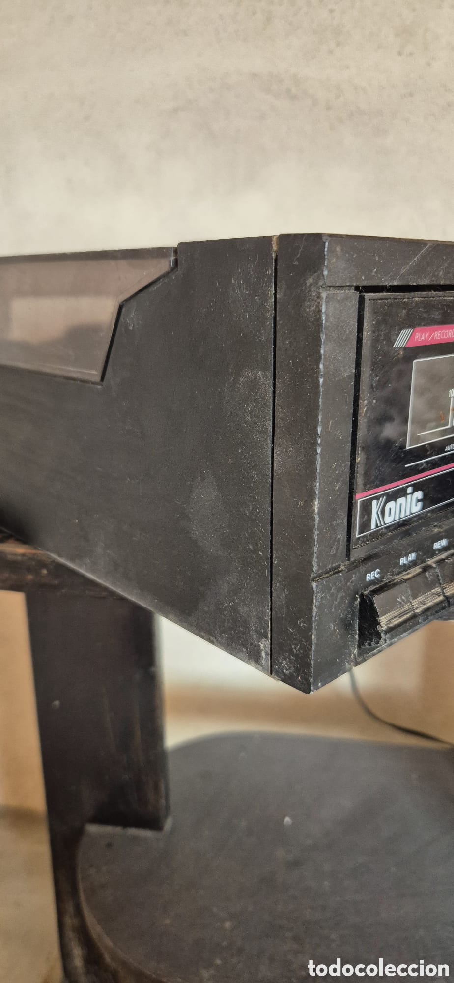 Radios antiguas: RADIO CASSETE RECORDER KONIC CON MUEBLE - Foto 3