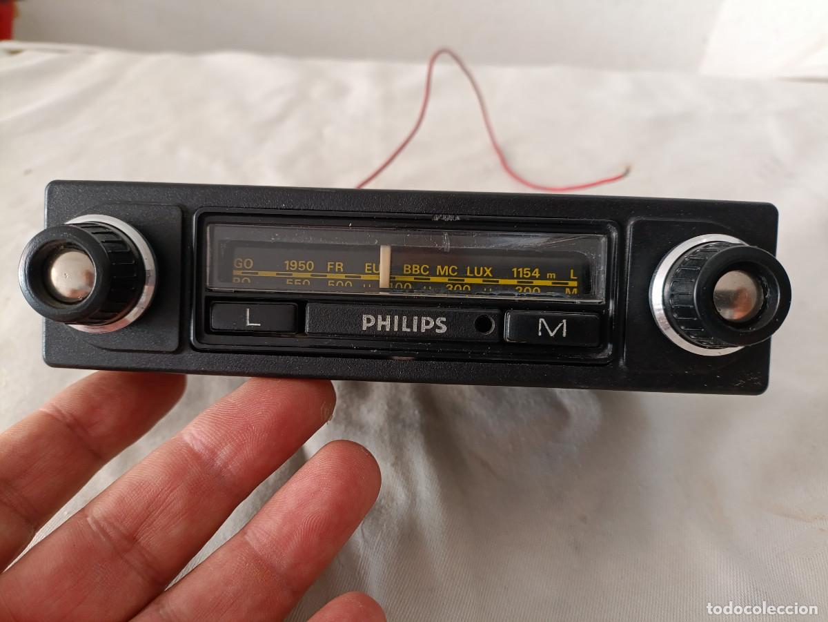 Radios antiguas: ANTIGUA RADIO DE COCHE PHILIPS - Foto 1