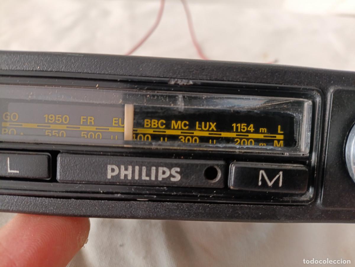 Radios antiguas: ANTIGUA RADIO DE COCHE PHILIPS - Foto 5
