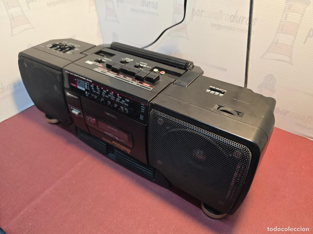 Radios antiguas: Radio Cassette SHARP WQ-T238 Doble Deck - Foto 3
