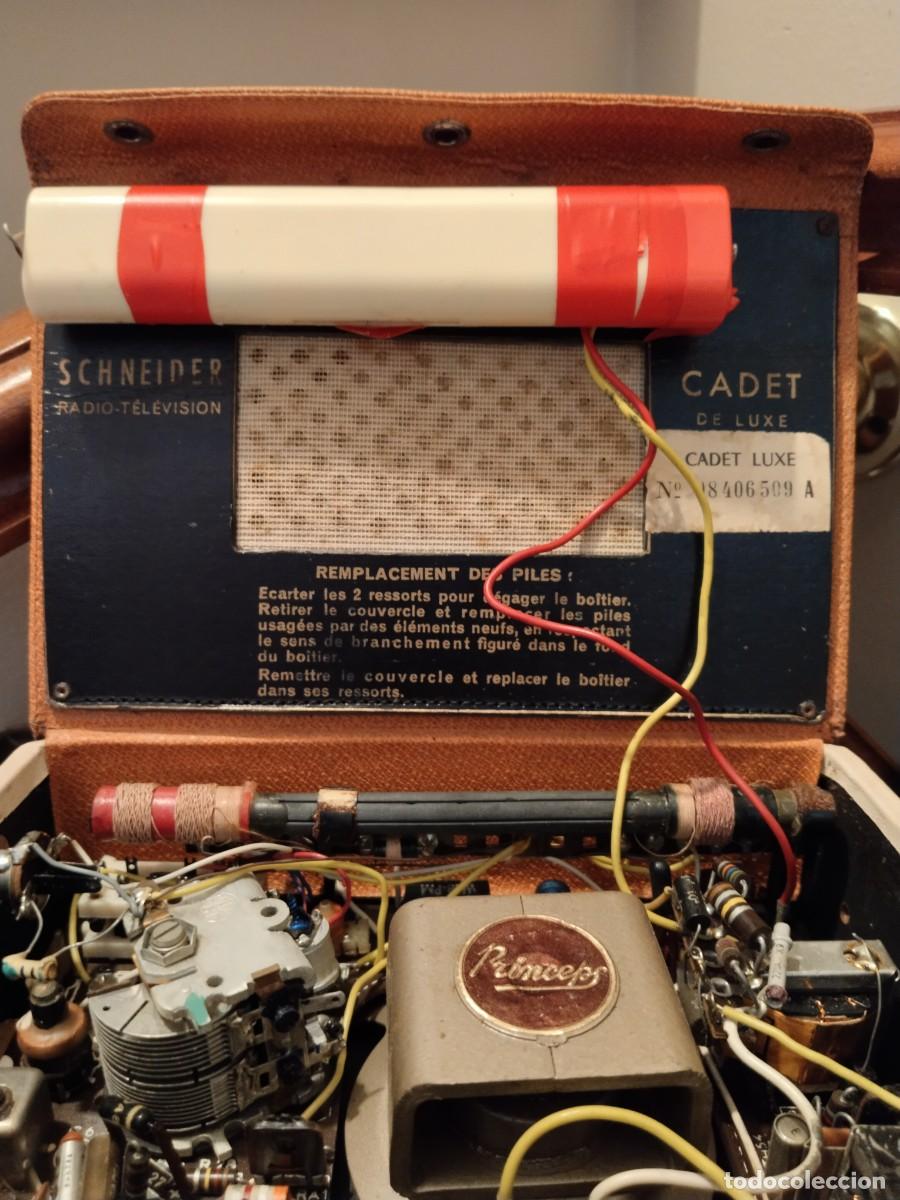 Radios antiguas: Radio transistor Schneider-Cadet Luxe - Foto 7
