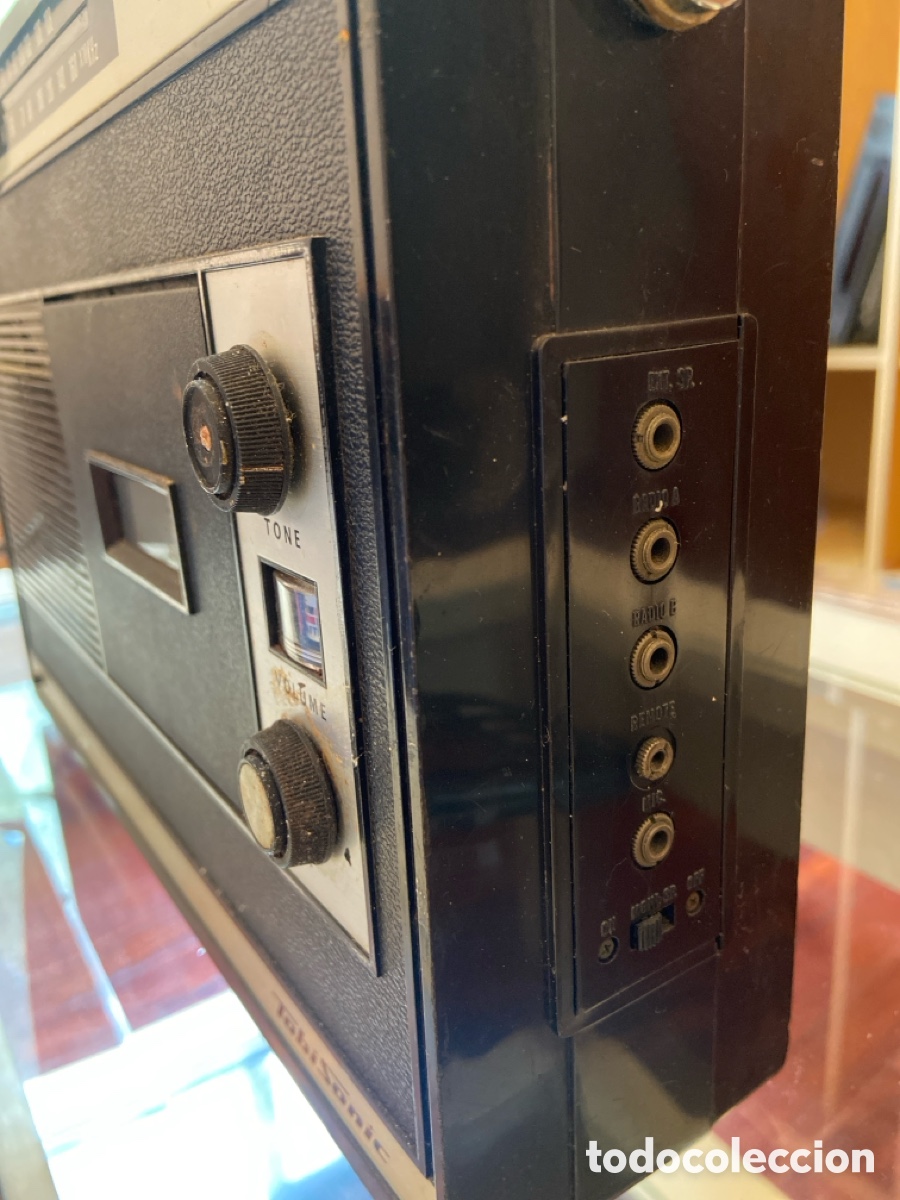 Radios antiguas: Radiocasete Tobisonic con micro - Foto 5