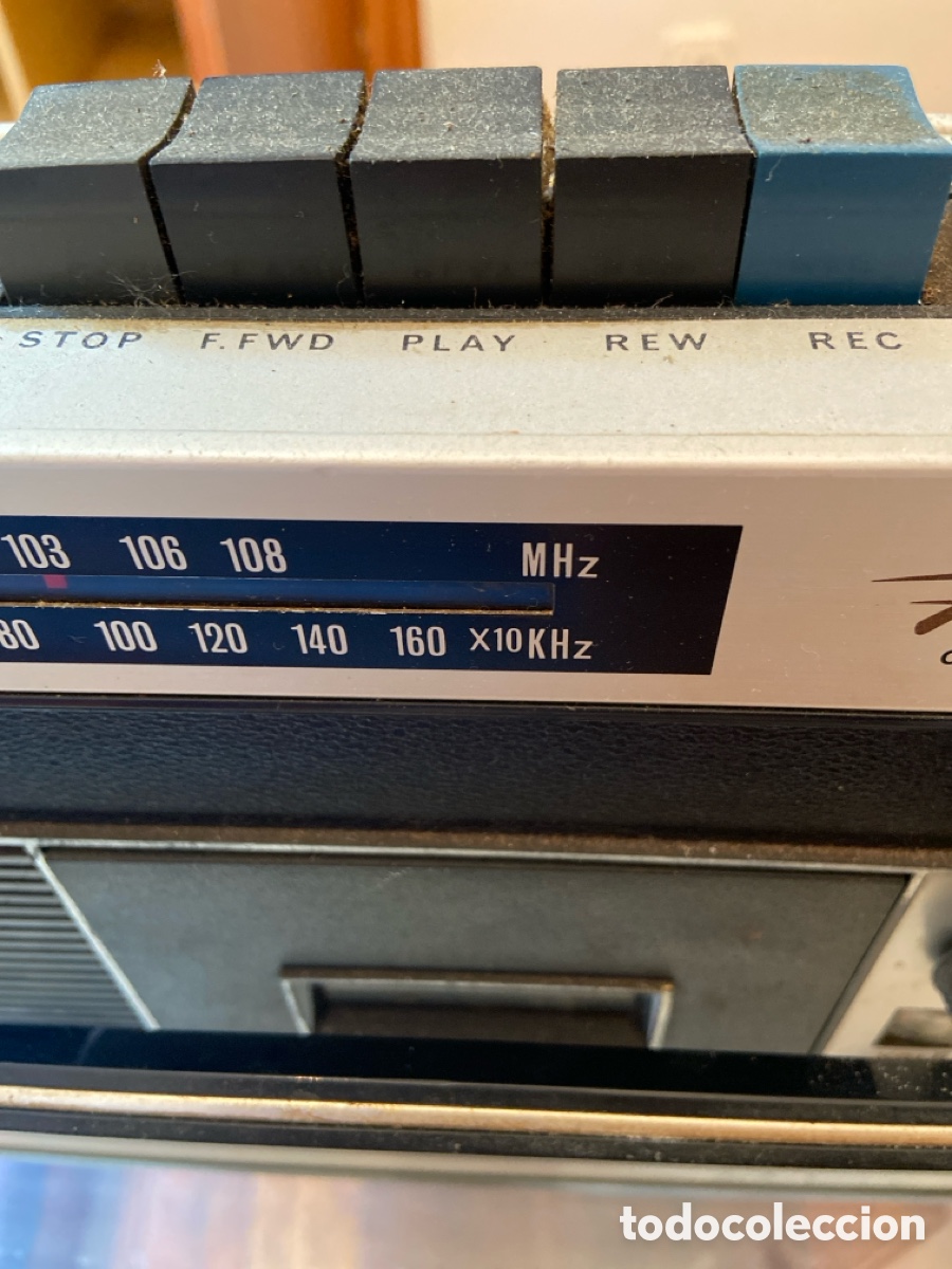 Radios antiguas: Radiocasete Tobisonic con micro - Foto 6