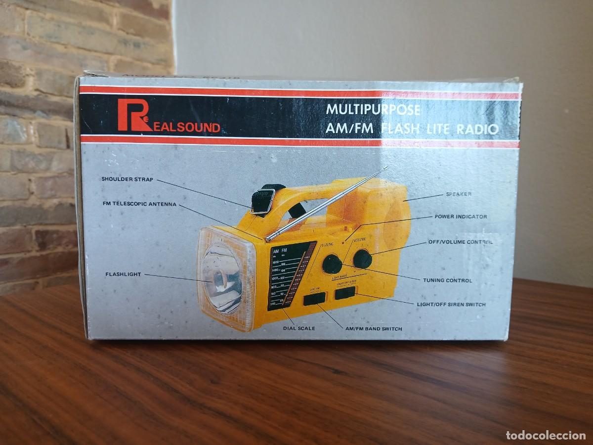 Radios antiguas: Radio transistor con. Luz y sirena Realsound - Foto 6
