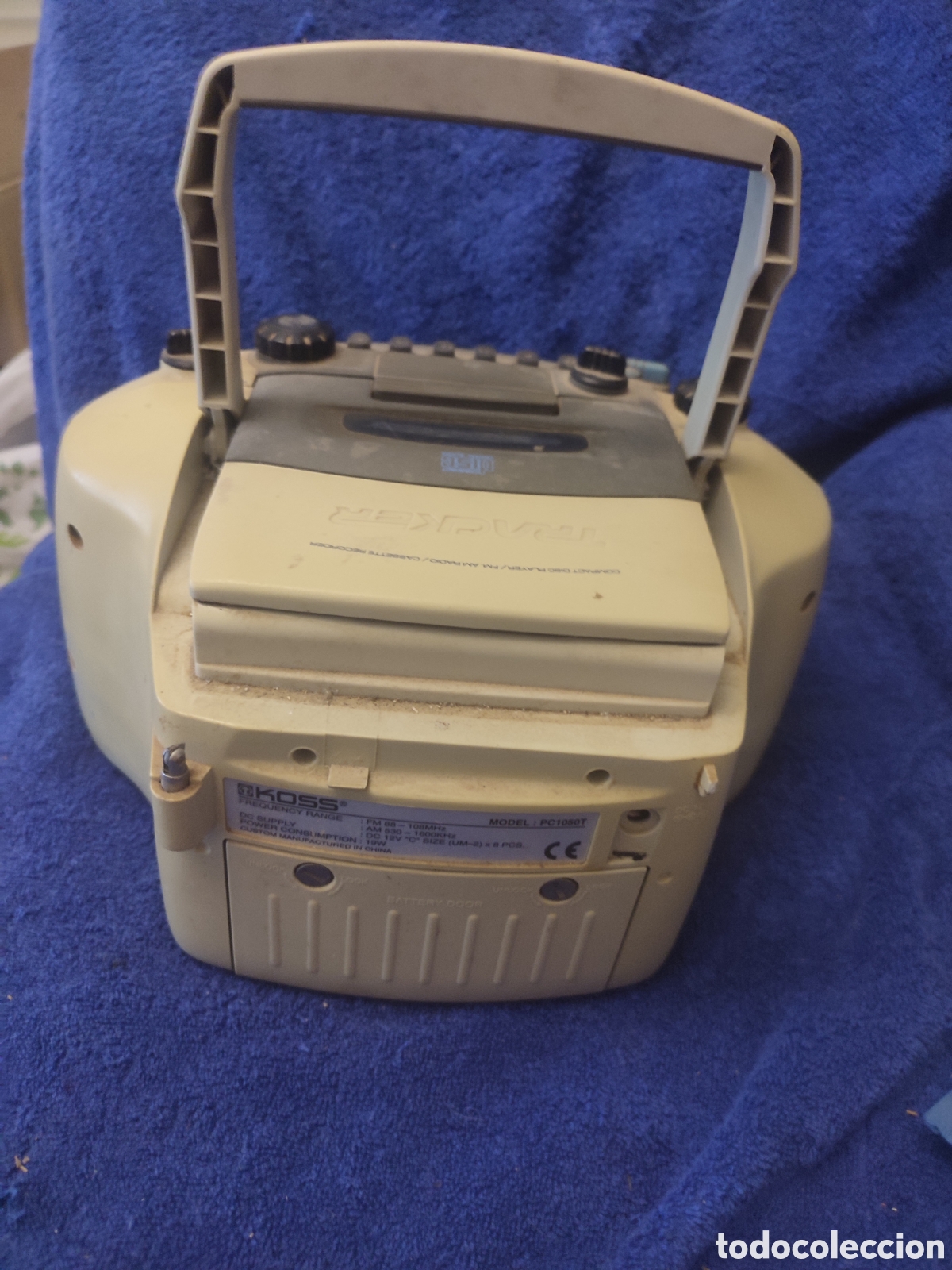 Radios antiguas: Radio CD casete Koss modelo PC1050T - Foto 4