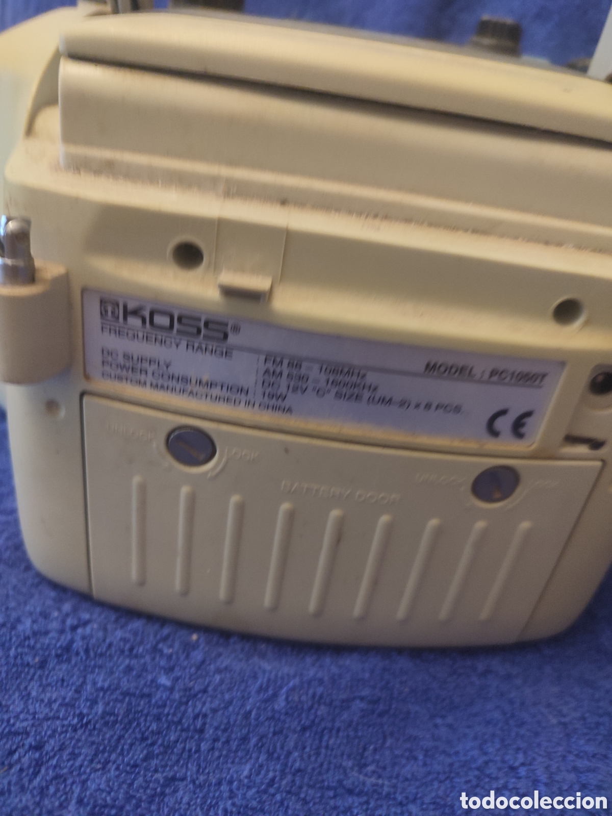 Radios antiguas: Radio CD casete Koss modelo PC1050T - Foto 5