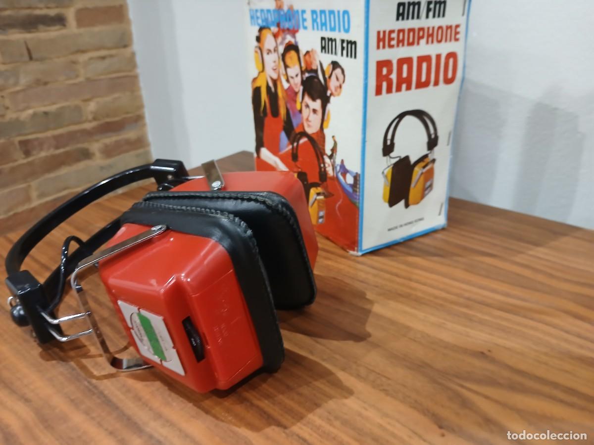 Radios antiguas: Radio transistor cascos Satsonic Am Fm - Foto 4