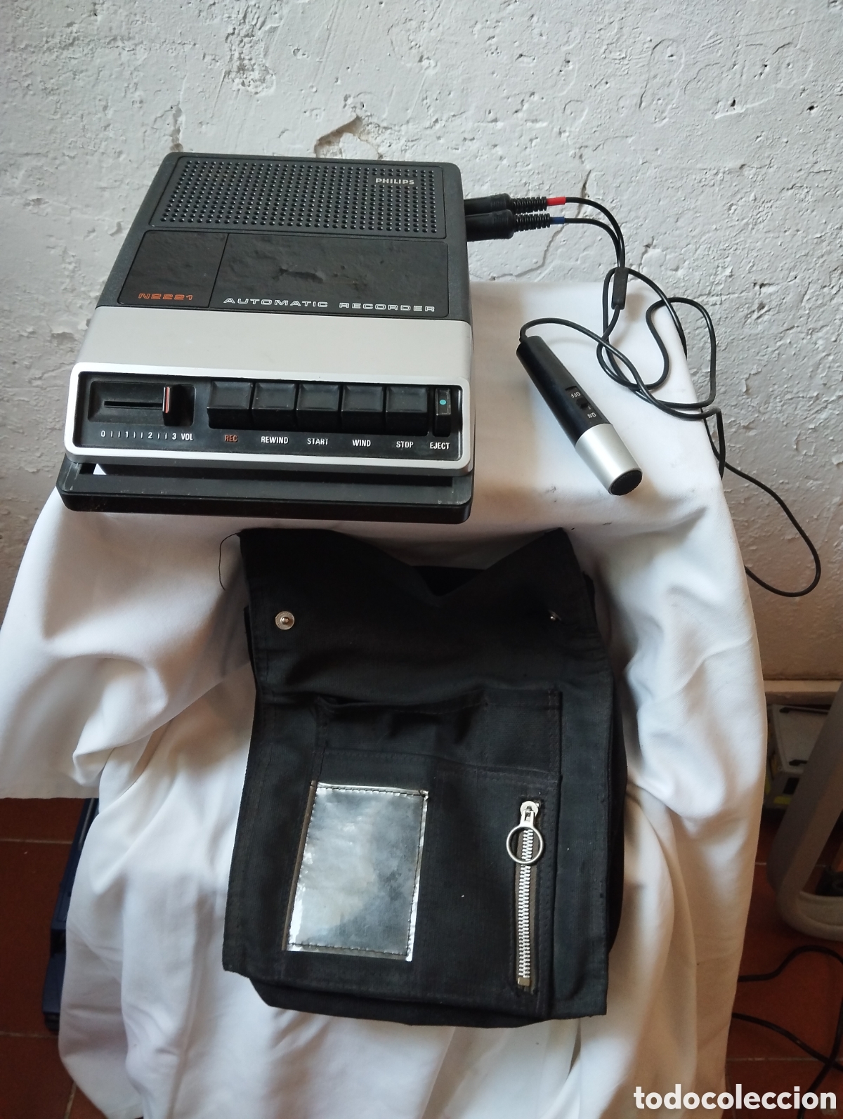 Radios antiguas: Casette Philips Autom&aacute;tic Recorder - Foto 6