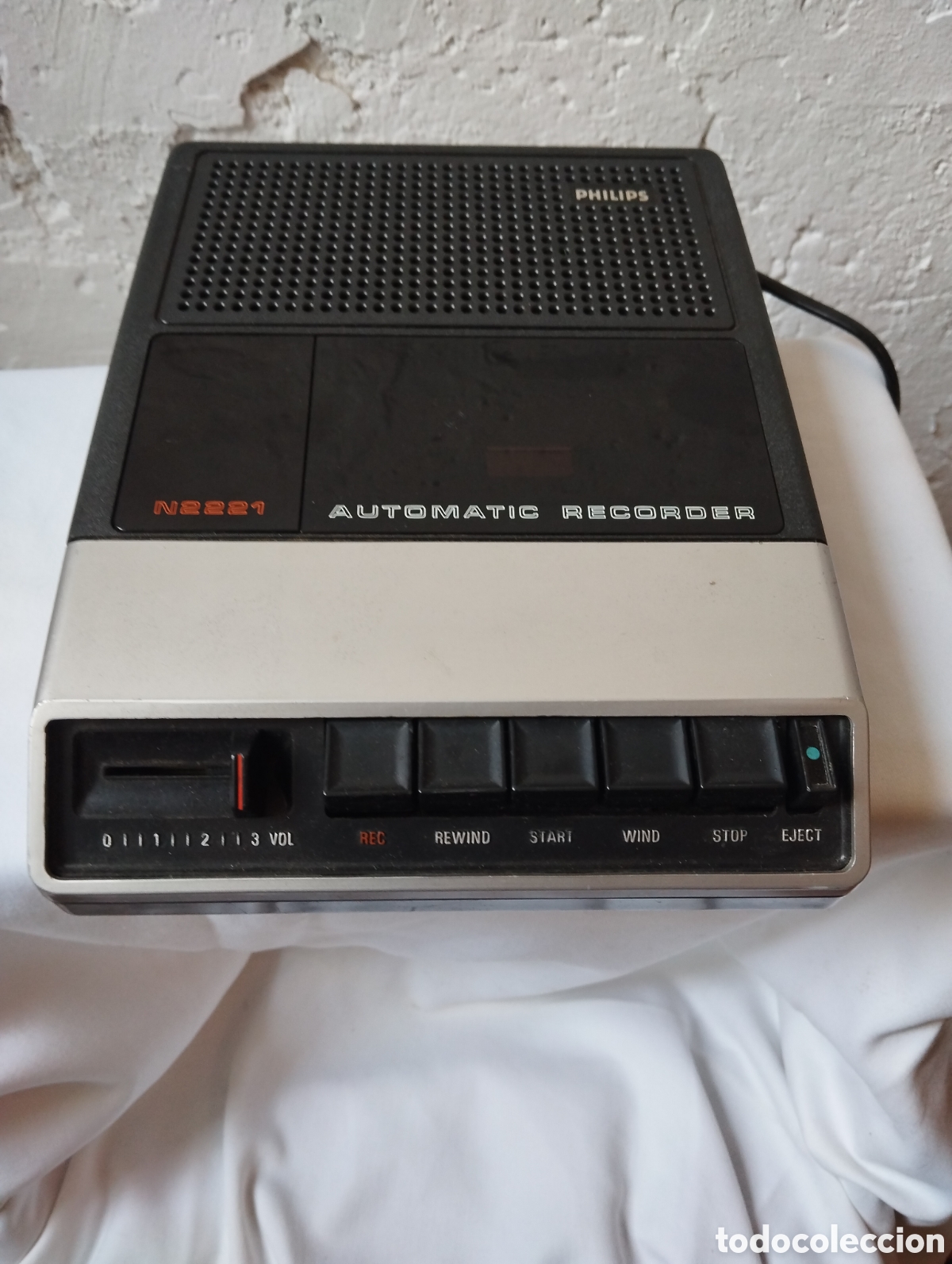 Radios antiguas: Casette Philips Autom&aacute;tic Recorder - Foto 1