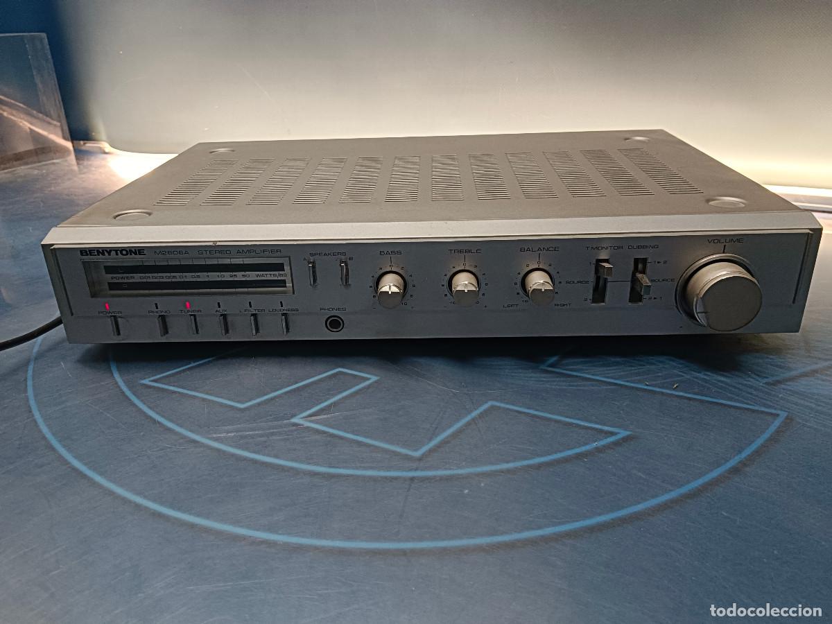 Radios antiguas: amplificador benytone M2606A buen estado - Foto 1