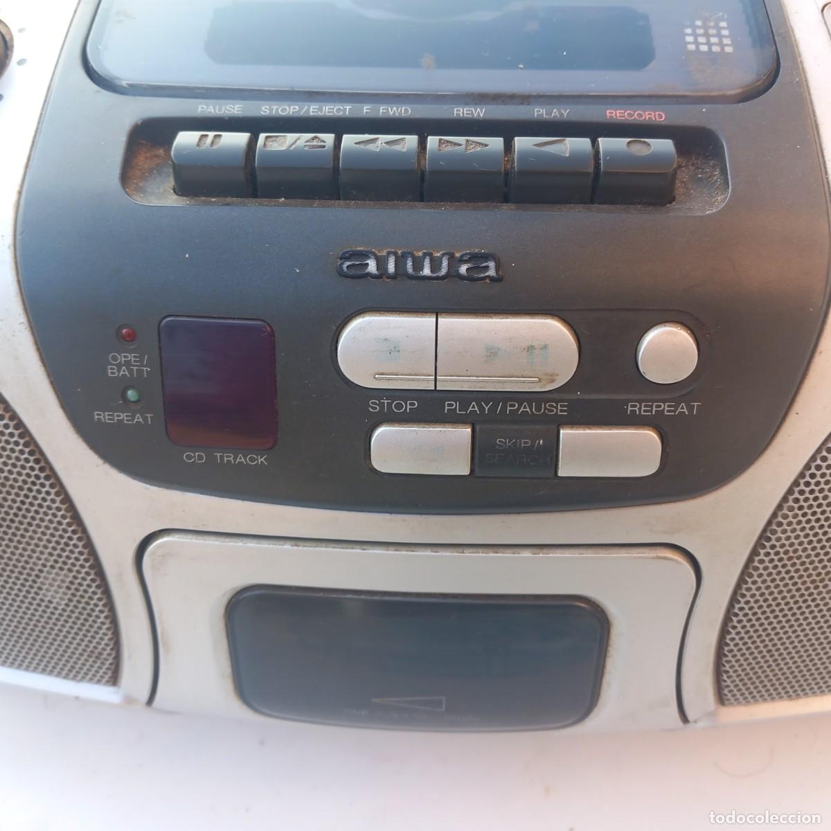 Radios antiguas: Radio Cassette Compacto CD - Aiwa CSD-ES - - Foto 4