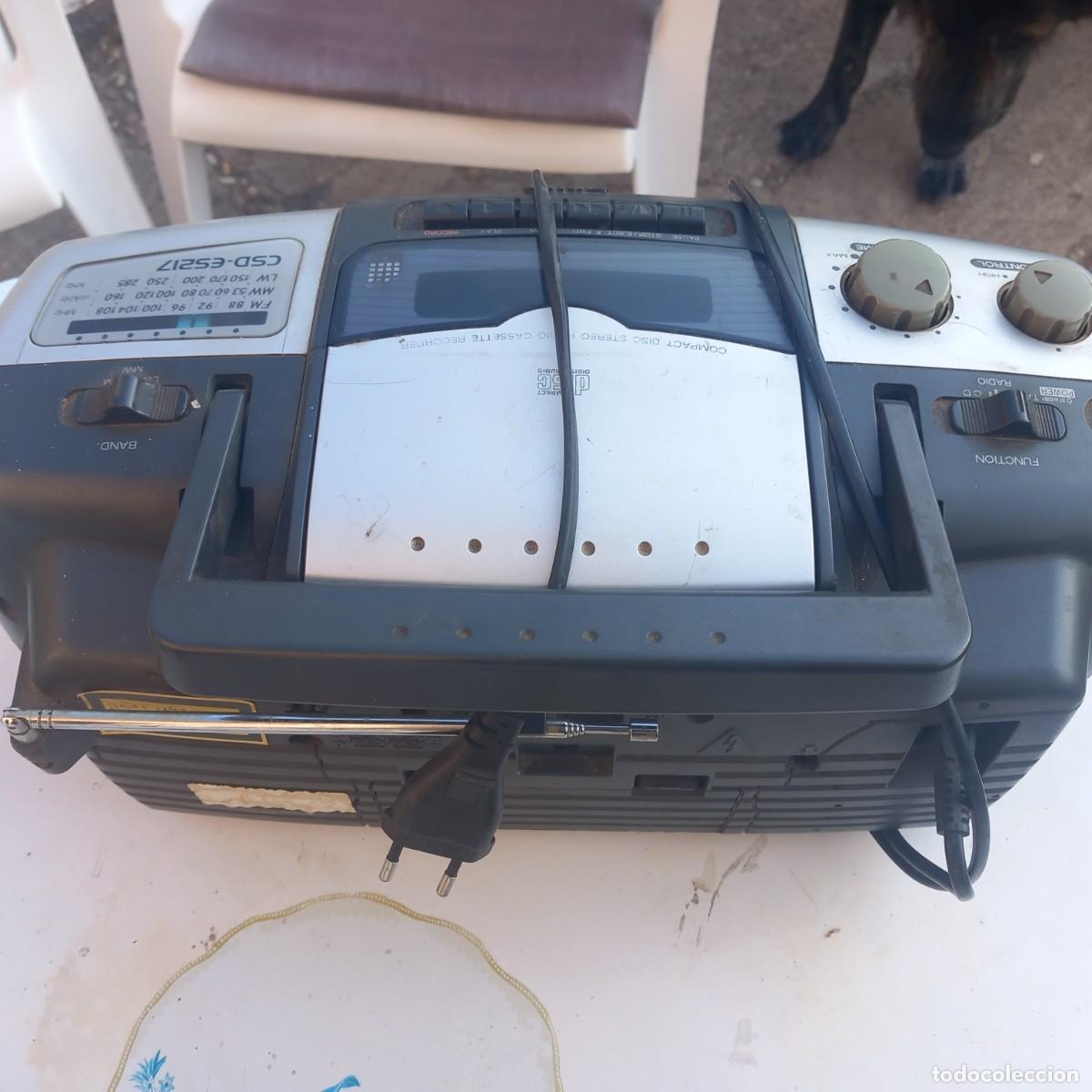 Radios antiguas: Radio Cassette Compacto CD - Aiwa CSD-ES - - Foto 7
