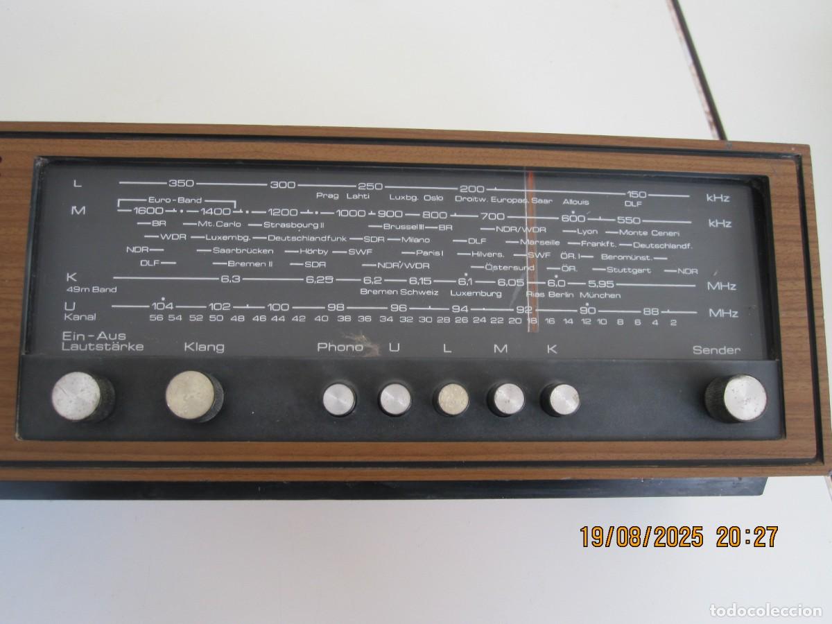 Radios antiguas: RADIO ANTIGUA DE LA MARCA SABA - DONAU M MODELO DO-M - Foto 2
