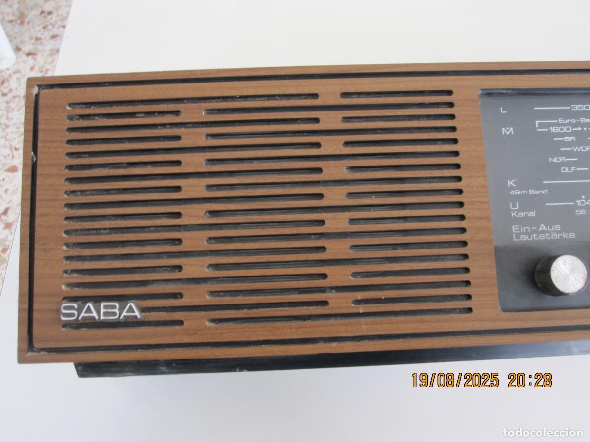 Radios antiguas: RADIO ANTIGUA DE LA MARCA SABA - DONAU M MODELO DO-M - Foto 3