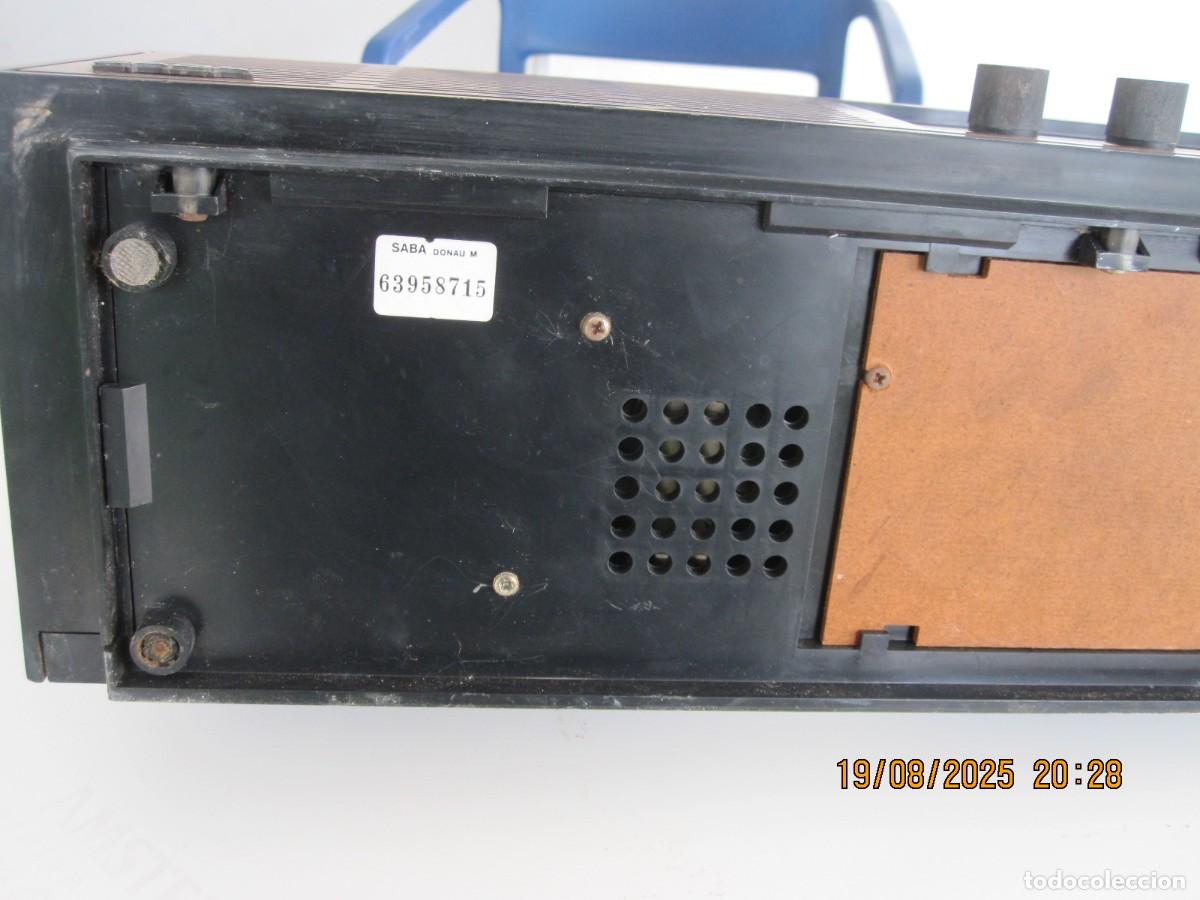 Radios antiguas: RADIO ANTIGUA DE LA MARCA SABA - DONAU M MODELO DO-M - Foto 4