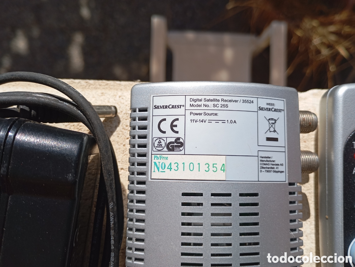 Radios antiguas: Mini receptor de tv sat&eacute;lite SilverCrest sc25s. - Foto 2