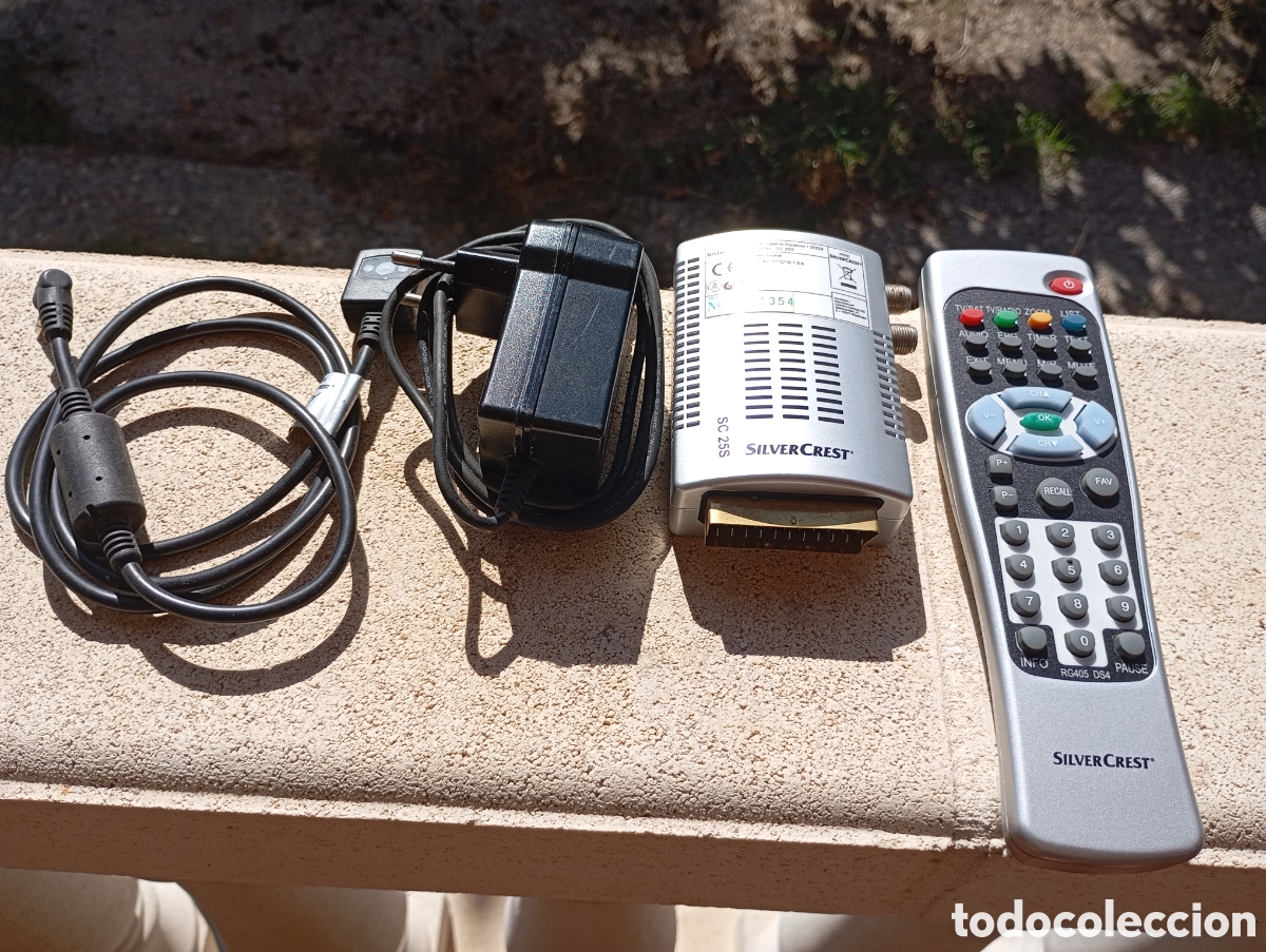 Radios antiguas: Mini receptor de tv sat&eacute;lite SilverCrest sc25s. - Foto 1