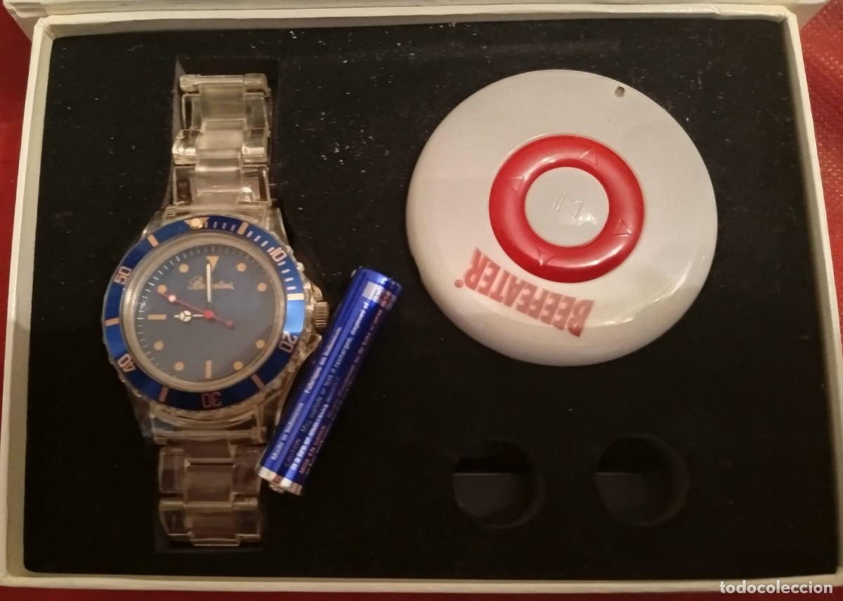 Radios antiguas: Radio FM y reloj ballantines - beefeater - Foto 1
