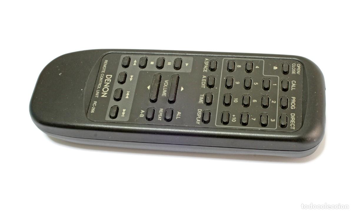 Radios antiguas: MANDO A DISTANCIA DENON, REMOTE CONTROL UNIT RC-266 - Foto 1