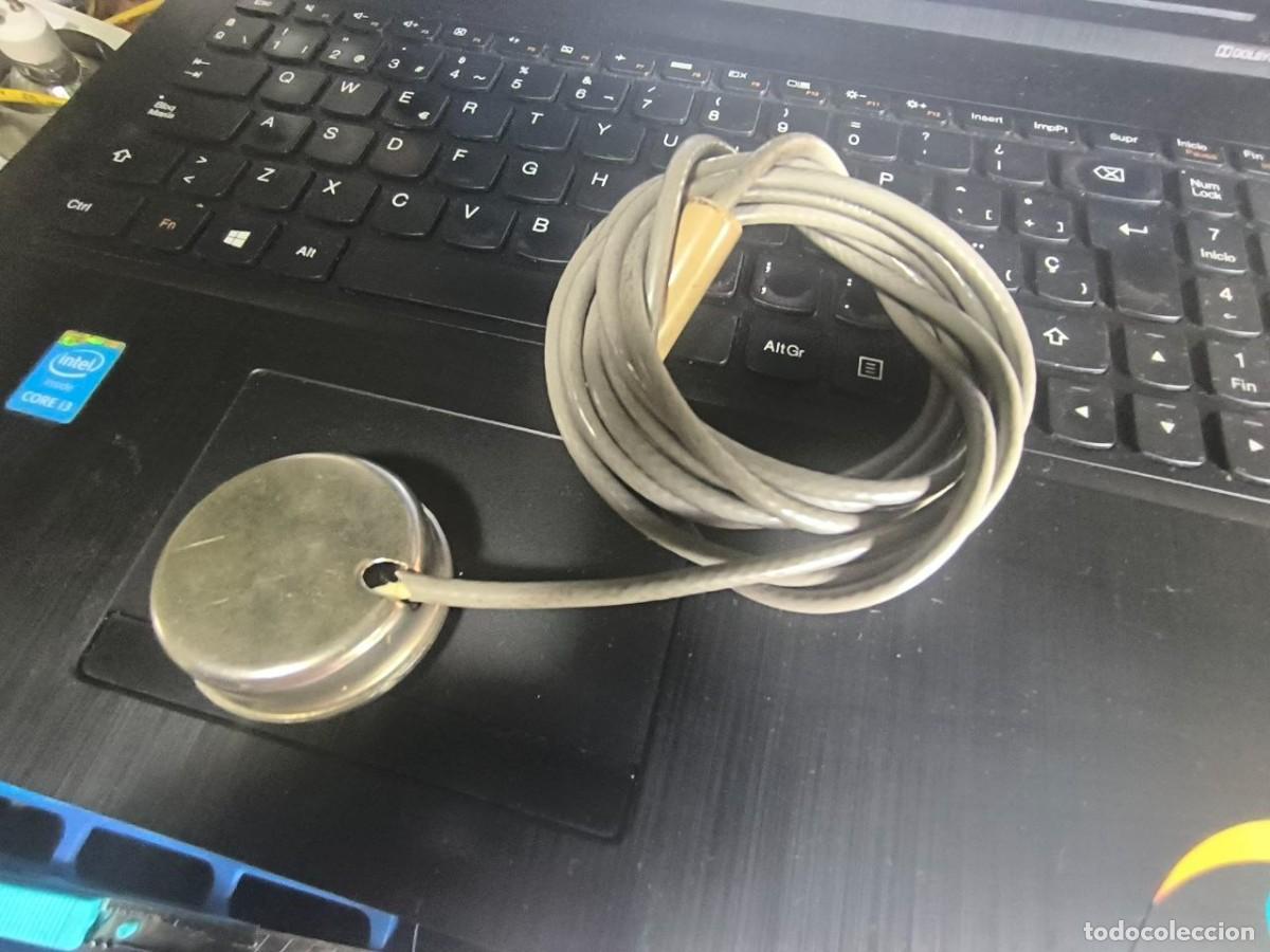 Radios antiguas: MICROFONO GELOSO GJ CABLE Y CONECTOR PARA GRABADORA - Foto 3