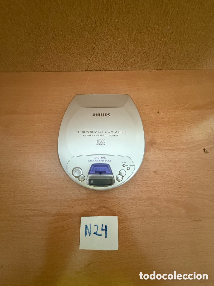 Radios antiguas: Reproductor de CD personal Philips - Foto 1