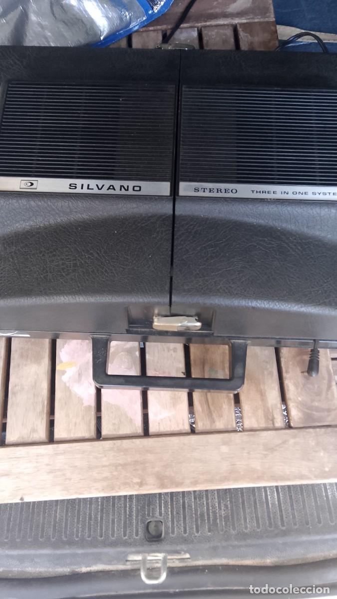 Radios antiguas: Tocadiscos vintage silvano - Foto 3
