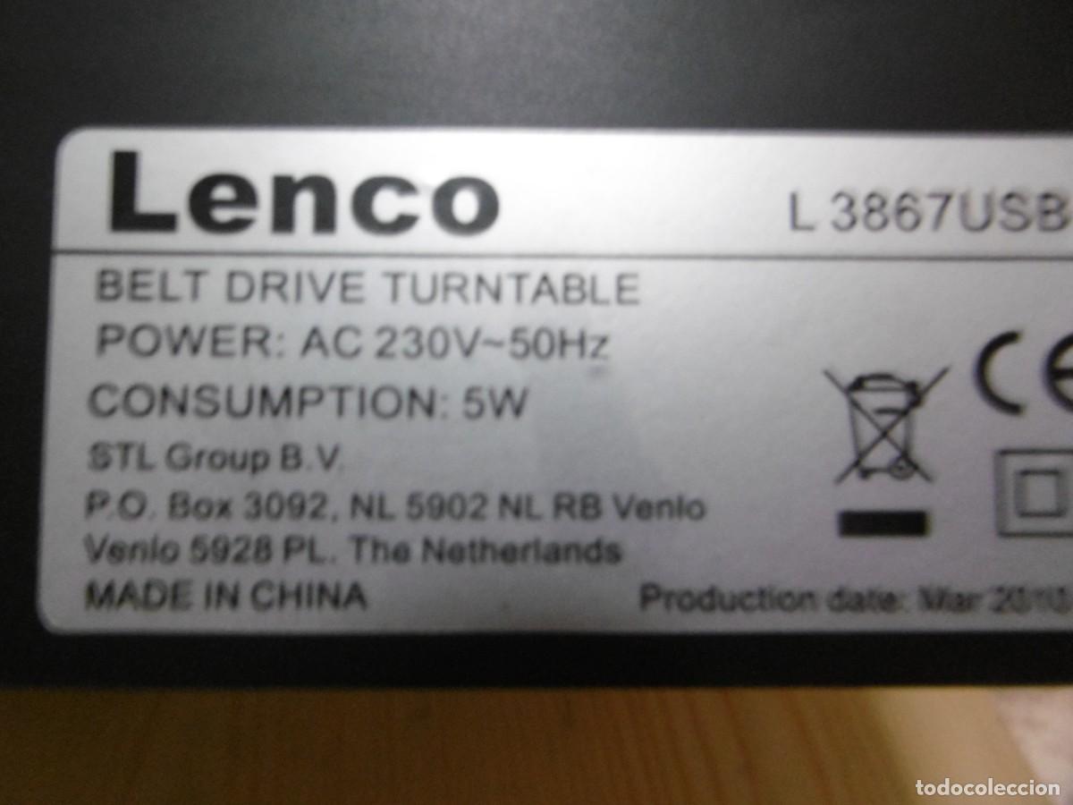 Radios antiguas: LENCO L3867 USB . Funcionando correctamente. - Foto 2