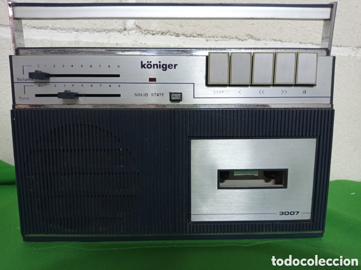 Radios antiguas: Cassette koniger modelo 3007 - Foto 1