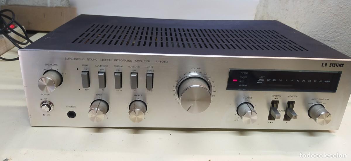 Radios antiguas: Amplificador A.R. Systems A-8080 - Foto 1