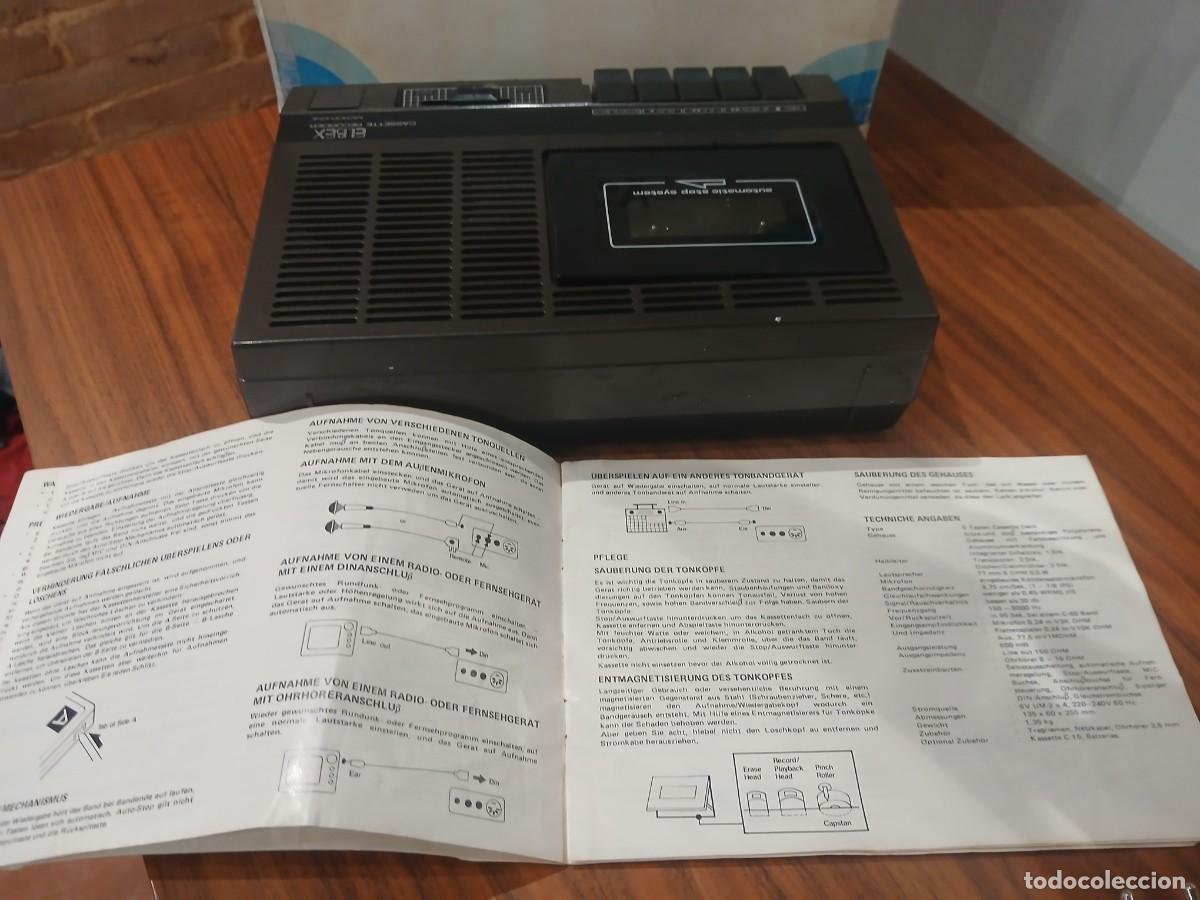 Radios antiguas: Cassette tape player Elbex - Foto 5
