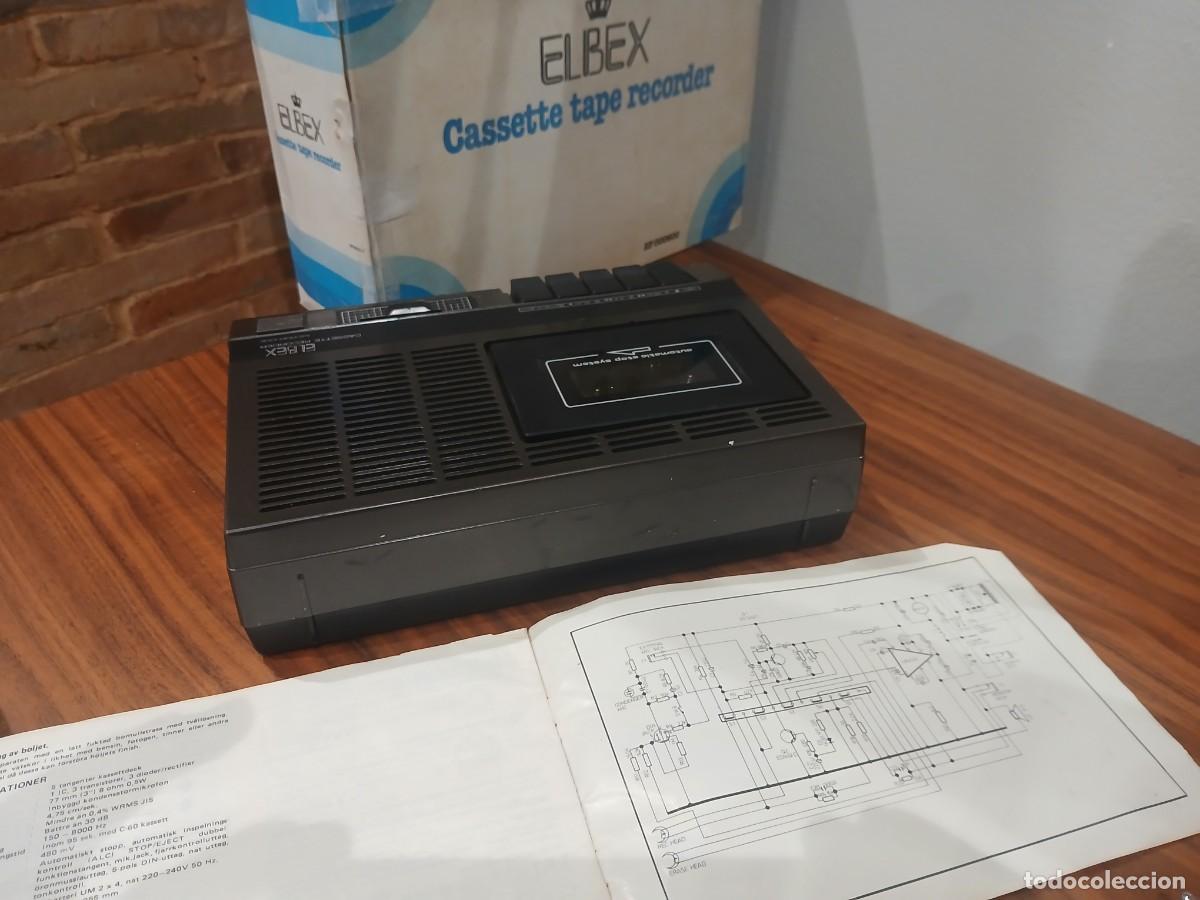 Radios antiguas: Cassette tape player Elbex - Foto 6