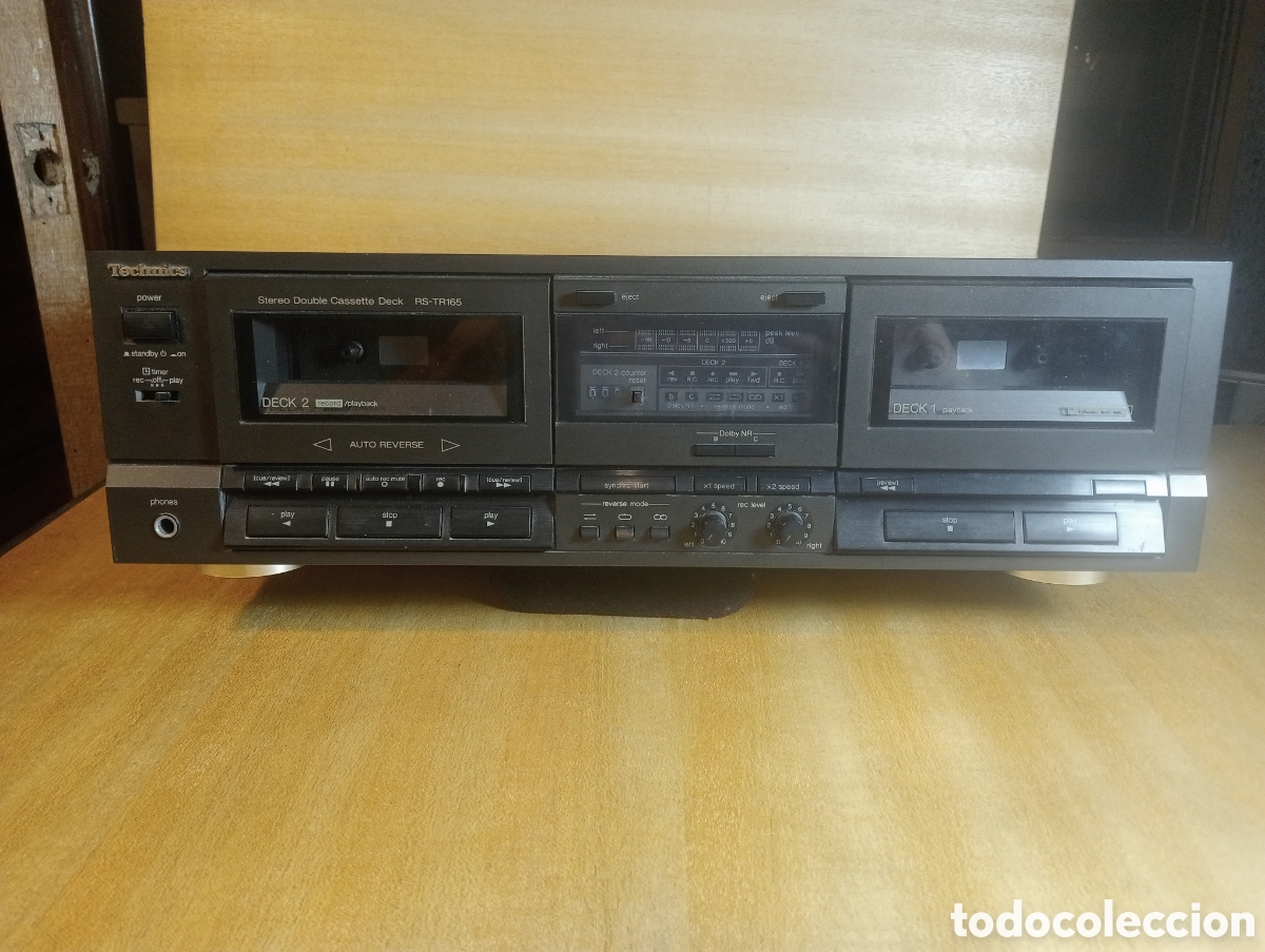 Radios antiguas: Pletina Doble .Technics RS-TR165. A&ntilde;o 1990. - Foto 1