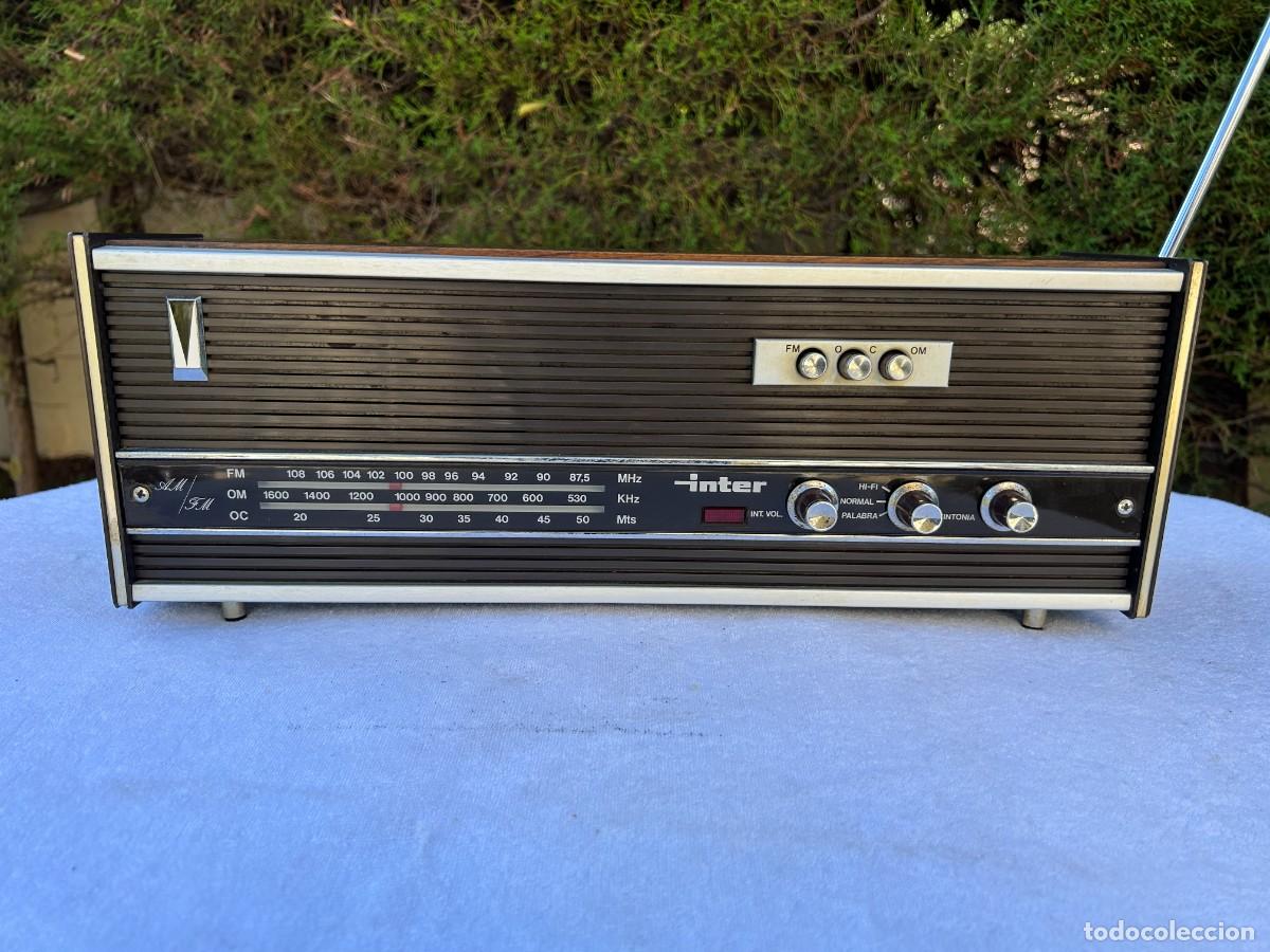 Radios antiguas: RADIO ANTIGUA INTER EUROMODUL 70 / FUNCIONANDO - Foto 1