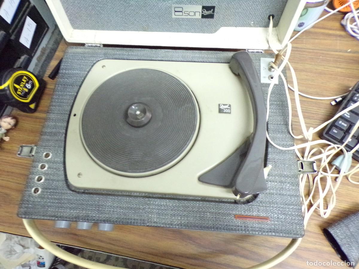 Radios antiguas: ESTAMOS LIQUIDANDO. tocadiscos eclerson 8.son dual - Foto 2