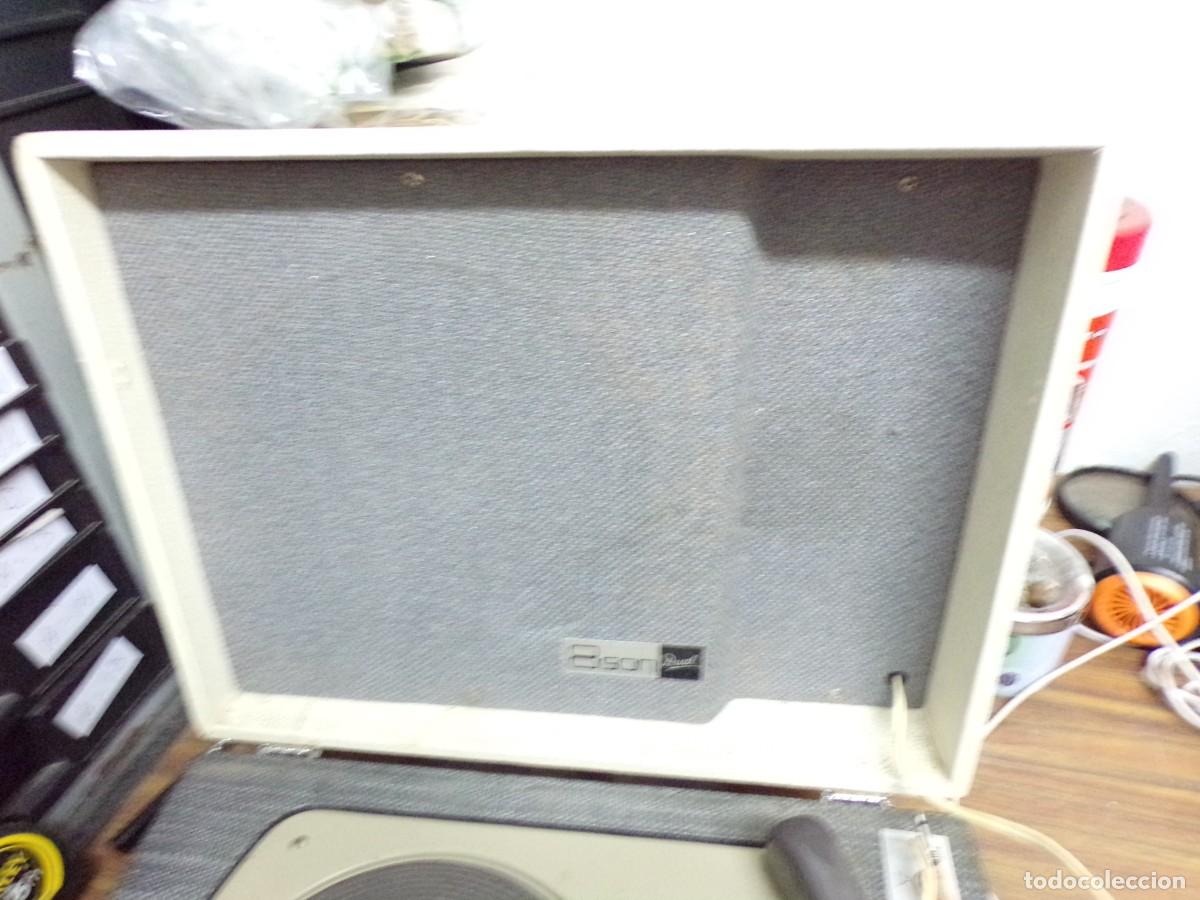 Radios antiguas: ESTAMOS LIQUIDANDO. tocadiscos eclerson 8.son dual - Foto 4