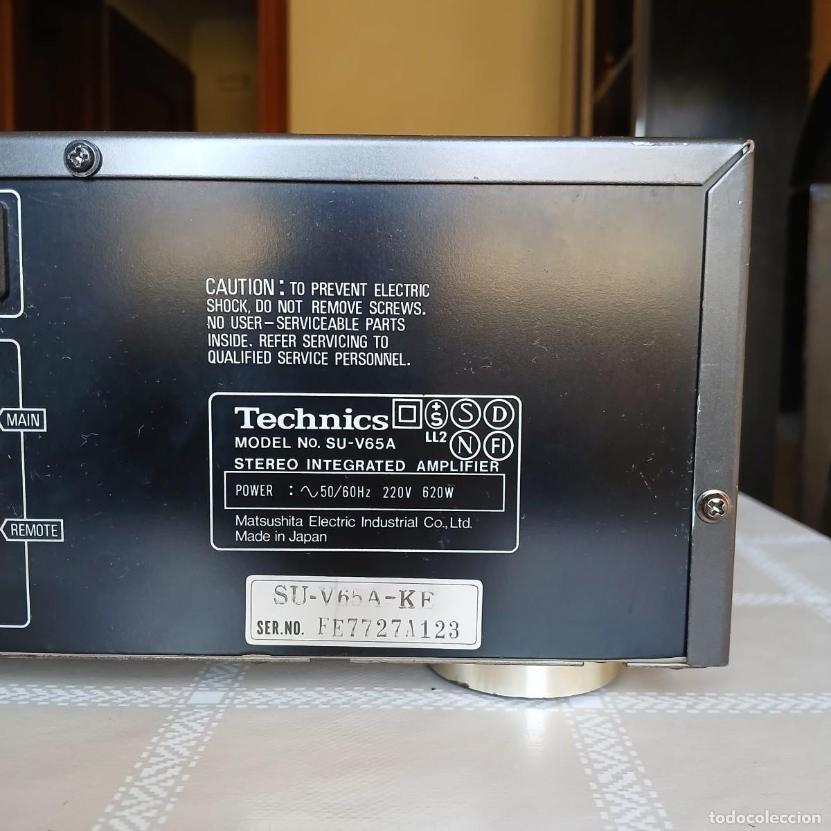Radios antiguas: Technics SU-V65A amplificador class AA - Foto 3