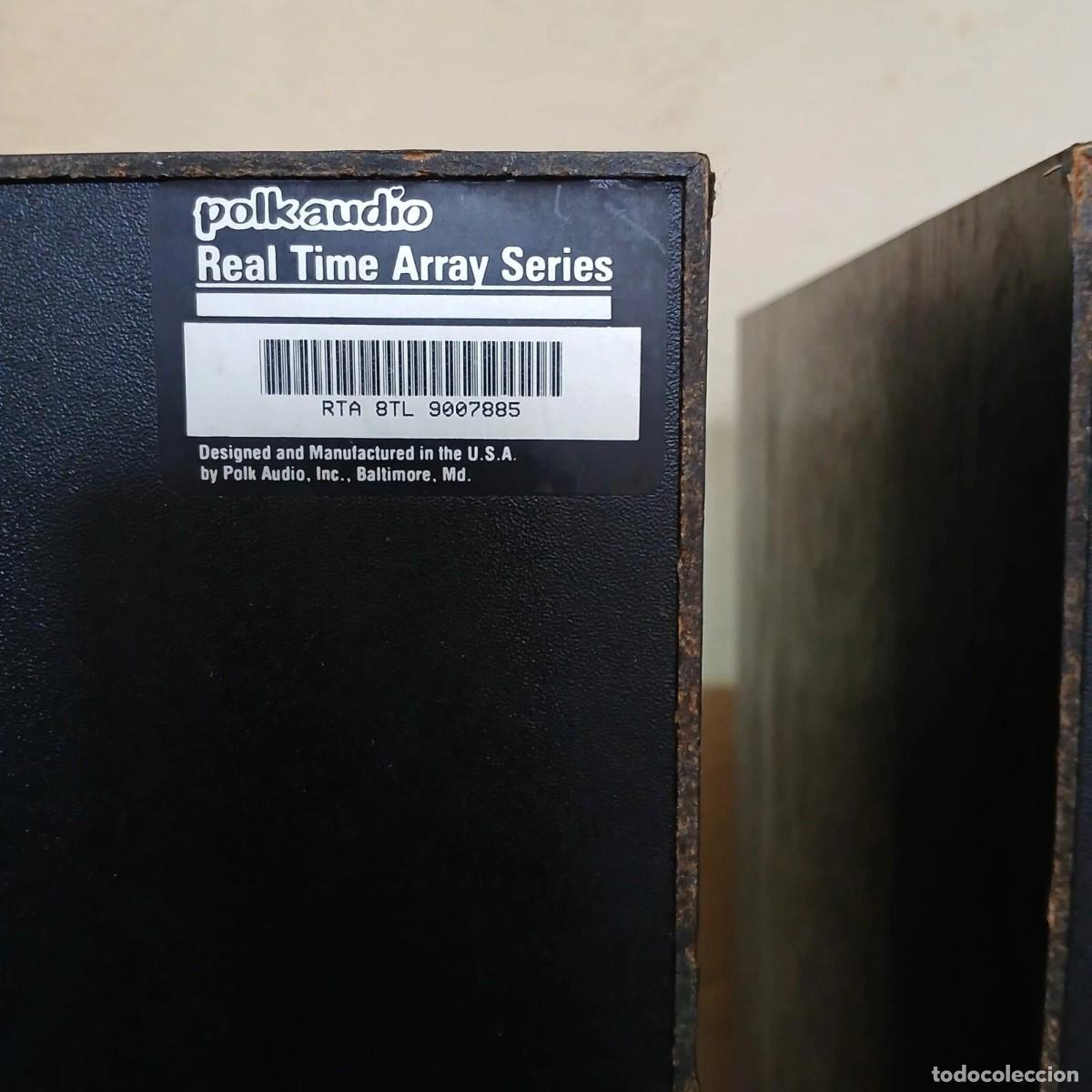 Radios antiguas: POLK RTA 8T Real Time Array Series Speakers - Foto 6