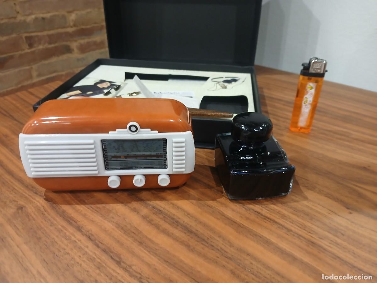 Radios antiguas: Kit radio con pluma y tintero - Foto 2