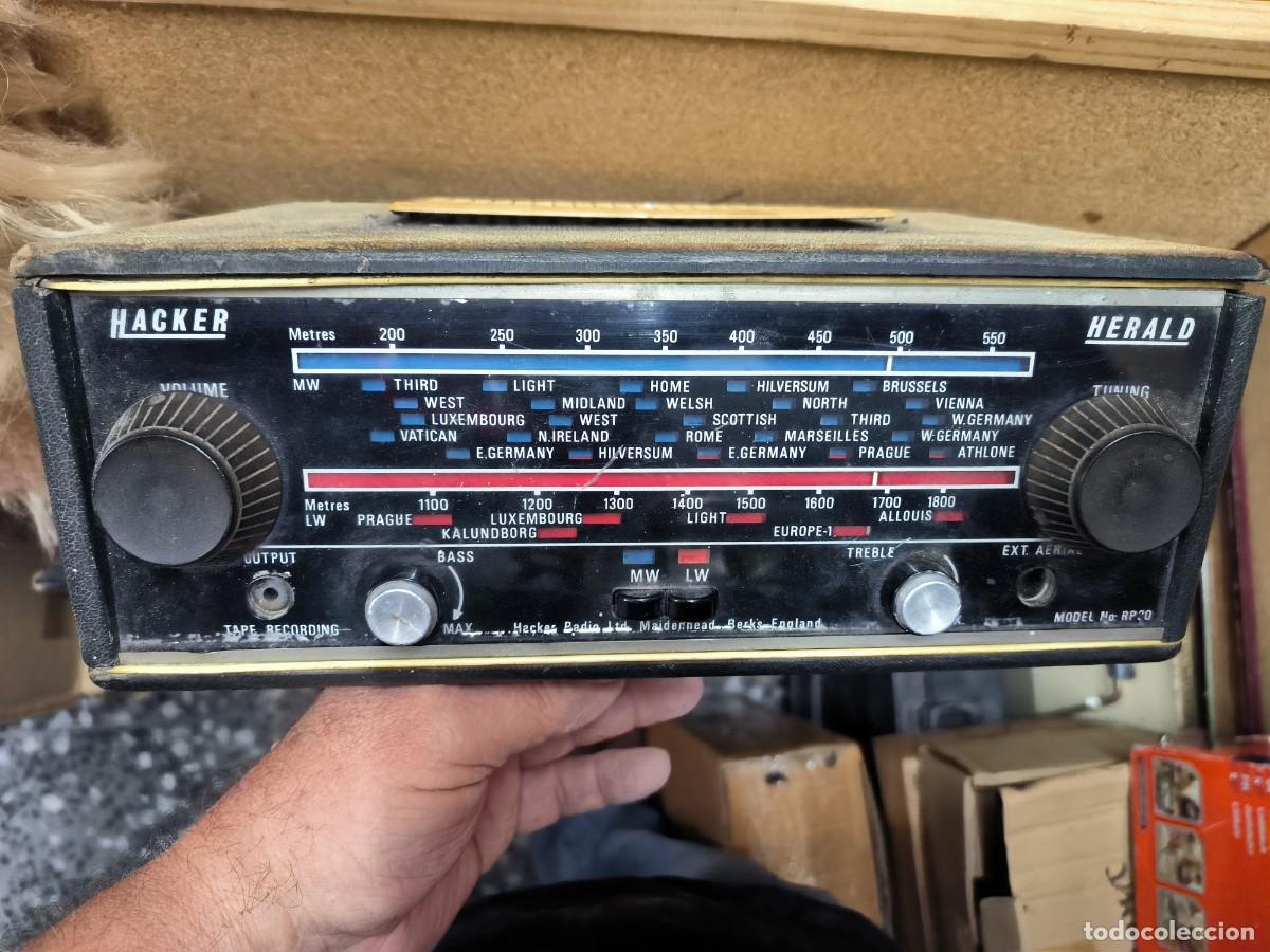 Radios antiguas: RADIO HACKER HERALD RP30 vintage - Foto 2