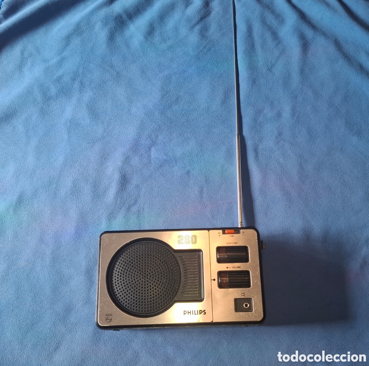 Radios antiguas: RADIO TRANSISTOR - PHILIPS 280 - LW, MW, FM . FUNCIONA - Foto 6