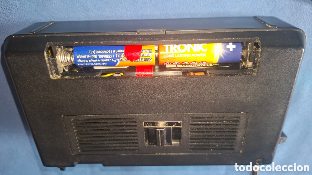Radios antiguas: RADIO TRANSISTOR - PHILIPS 280 - LW, MW, FM . FUNCIONA - Foto 7