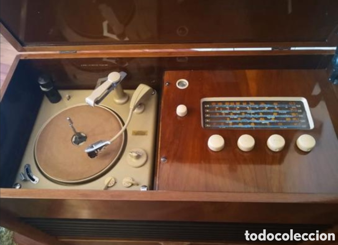 Radios antiguas: Radio tocadiscos HMV - Foto 3