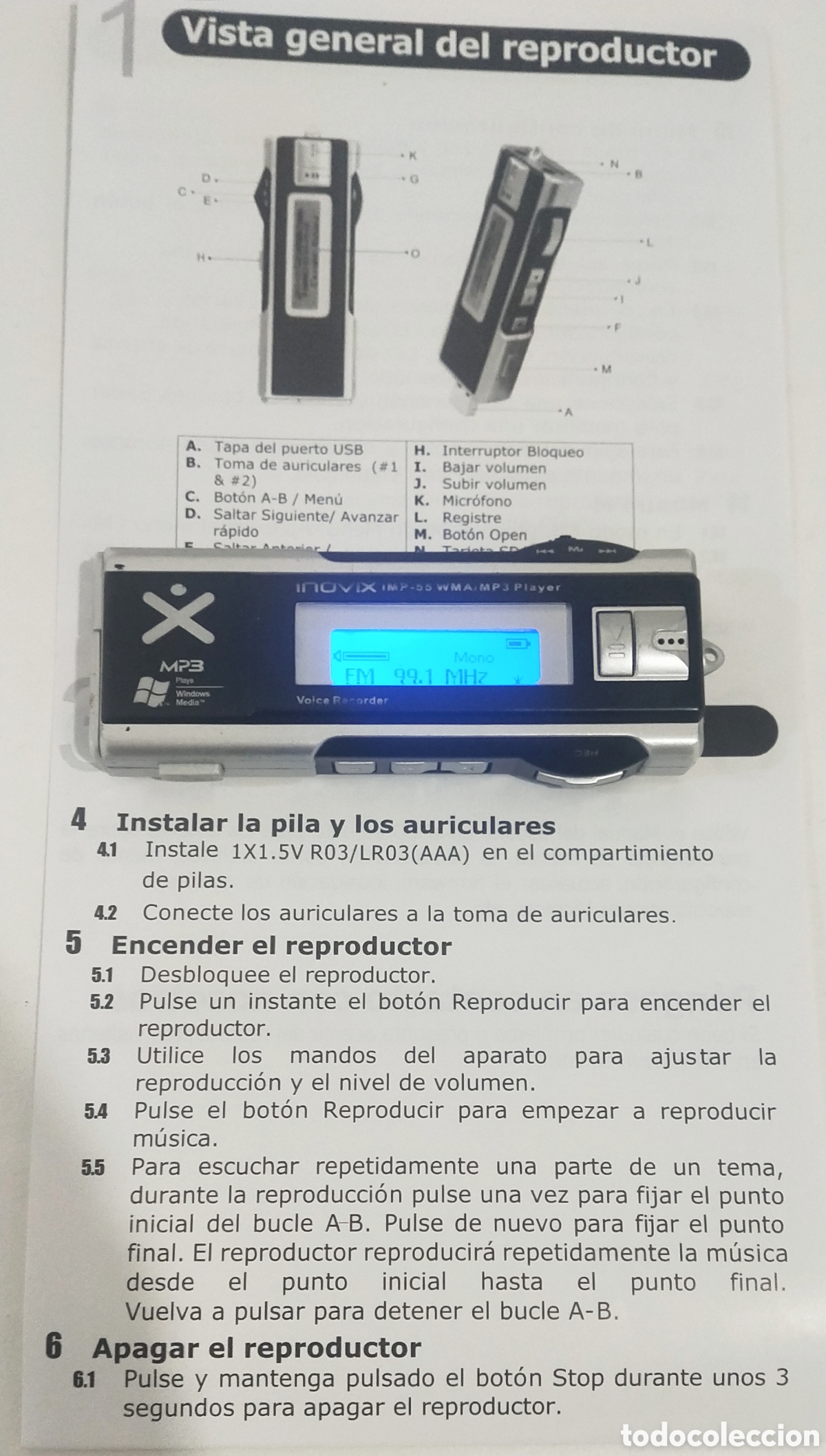 Radios antiguas: Reproductor Mp3 Vintage - Foto 4