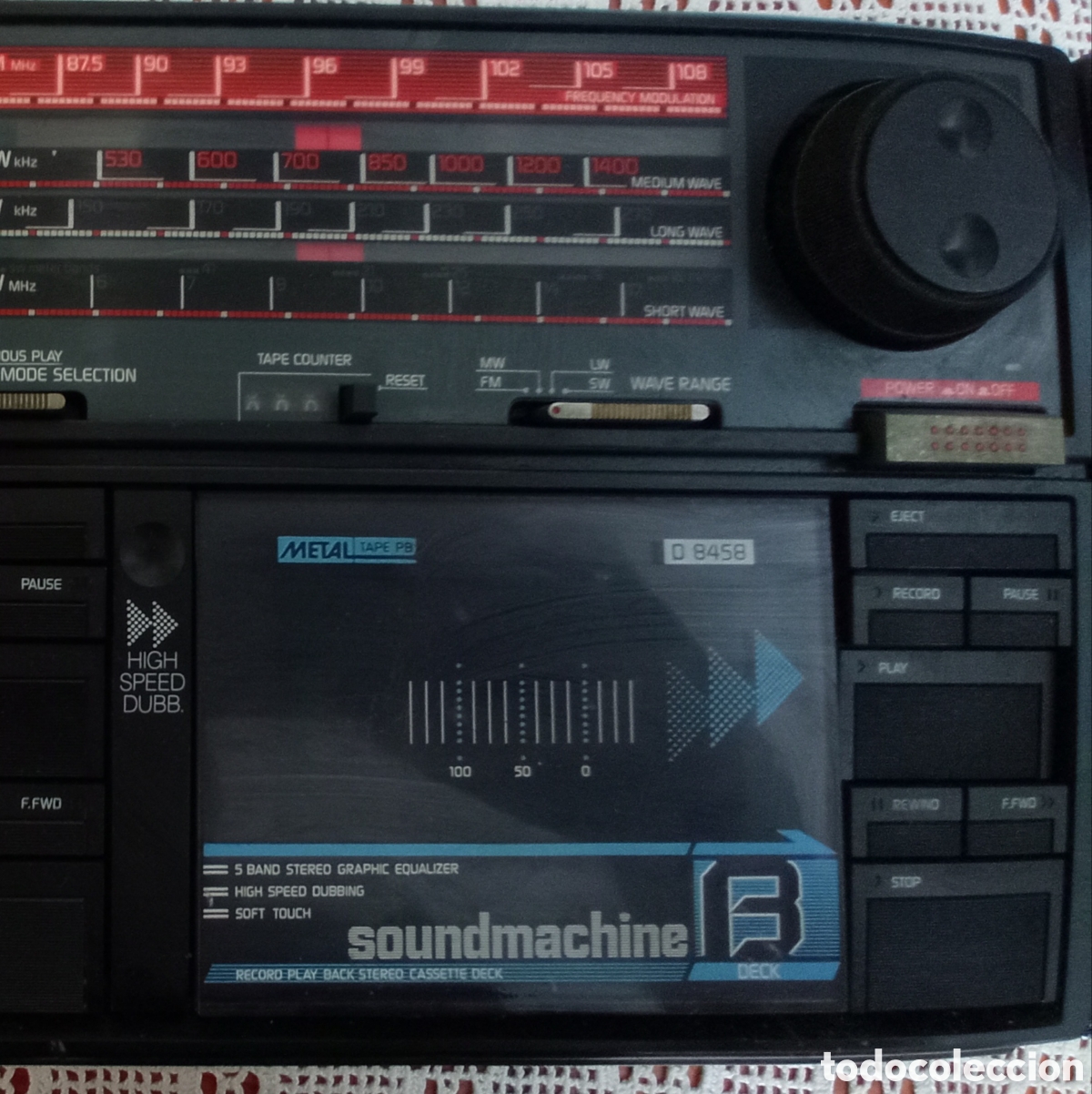 Radios antiguas: Radio cassettearca Philips - Foto 4