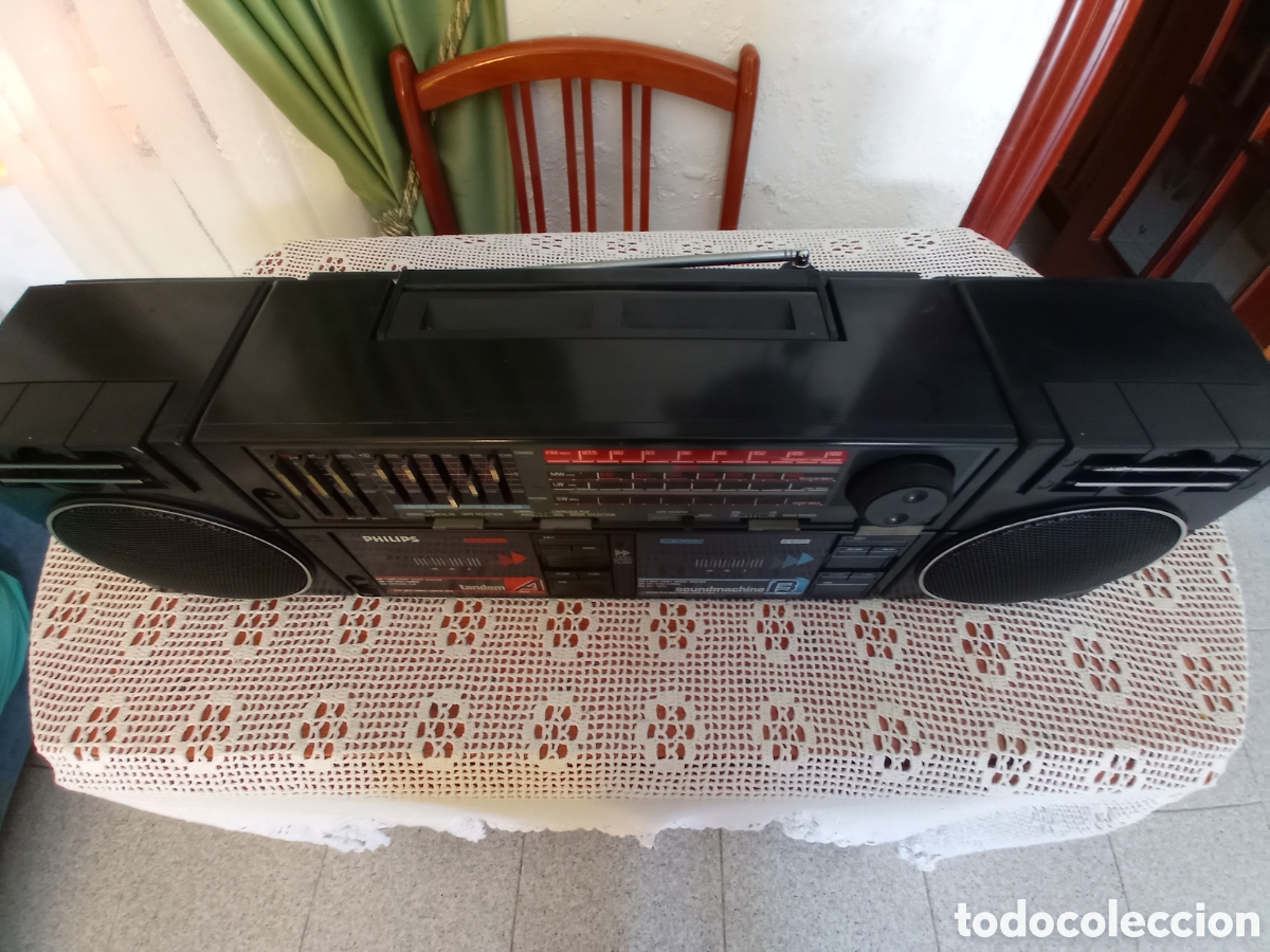 Radios antiguas: Radio cassettearca Philips - Foto 5